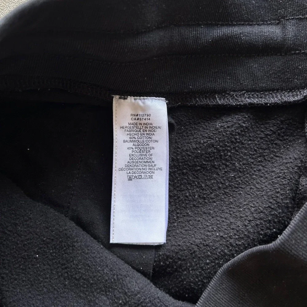True Religion Contrast Jogger Sweatpants Size XL Black Y2K Horseshoe Logo